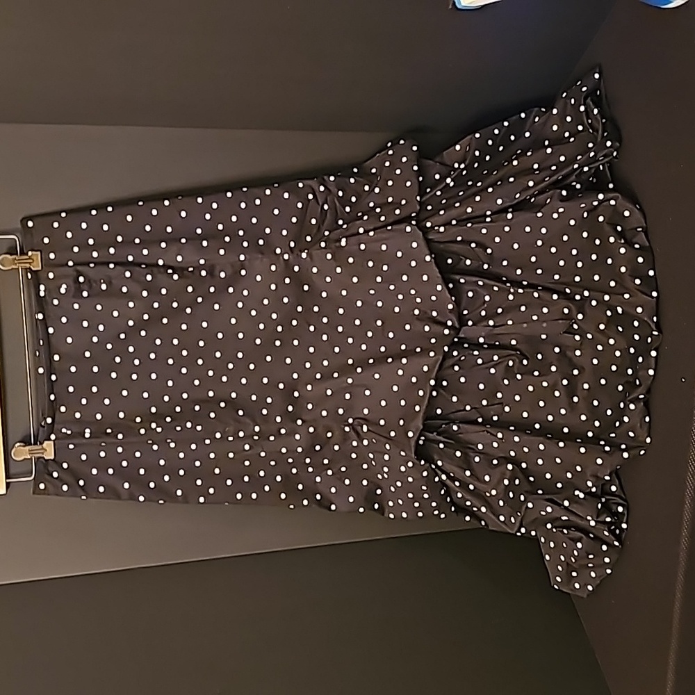 Gayla Bentley Polka-dot Skirt